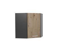 Vicco elément Haut de Cuisine R-Line, Chêne Artisan/Anthracite, 57 cm