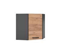 Elément haut de cuisine R-Line, 57cm, Chêne de force doré, Anthracite, Vicco