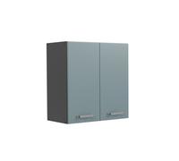 Vicco Elément Haut de Cuisine R-Line, Bleu-Gris, 60cm, pour Une Combinaison Libre au Sein de systèmes de Cuisine modulaires