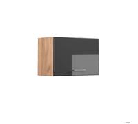 Vicco Elément Haut de Cuisine R-Line, Anthracite Haute Brillance, 60cm | Porte s'ouvrant vers le haut · ✓ Au-dessus de la hotte aspirante · Profondeur - 31 cm · Librement combinable · 1 Porte