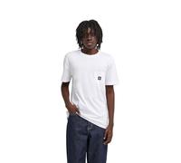 Element Haut en Tricot Manches Courtes Icon Label Pocket Homme Blanc S