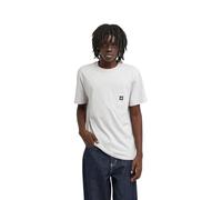 Element Haut en Tricot Manches Courtes Icon Label Pocket Homme Gris L