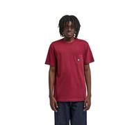 Element Haut en tricot Icon Label Pocket manches courtes Homme Rouge XL
