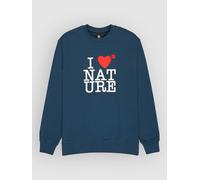 Element I Heart Sweatshirt Bleu L Homme