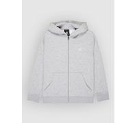 Element Icon Embroidery Kids Sweat à capuche zippé gris T14