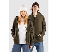 Element Icon Embroidery Sweat à capuche zippé vert S