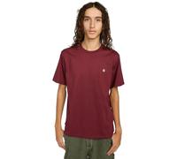 Element Icon Embroidery - T-Shirt à Manches Courtes - Homme - XL - Rouge.