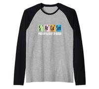 Élément Le Plus Important du Sarcasme pour la Chimie de l'humour Manche Raglan