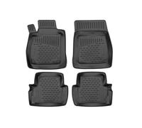 Element Lot de 4 Tapis de Sol en Caoutchouc 3D de qualité supérieure pour Ford Fiesta, MK 7 VII, 2017-2024, 4 pièces