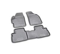Element Lot de 4 Tapis de Sol en Caoutchouc 3D de qualité supérieure pour Opel Combo à partir de 2001 et Plus, Gris