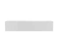Élément mural TV horizontal blanc laqué brillant L137.5 cm ETERNEL