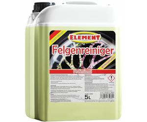 Element Nettoyant pour jantes - Nettoyant professionnel pour jantes - Nettoyage efficace et sans acide pour jantes en métal léger et en acier - Indicateur d'action - pH neutre et sans acide - 5 l