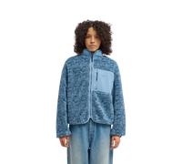 Element - Polaire zippée en sherpa - Oak Sherpa Jacket W Faded Denim pour Femme - Taille M - Bleu Bleu M