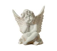 Élément ornemental polyvalent Colonnes romaines en résine, chandeliers, ornements d'ange, sculptures, vitrines, salles de maquettes, accessoires de tournage, meubles rembourrés (White, 9.5cm)