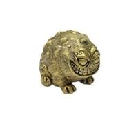 Élément ornemental polyvalent Statue de grenouille de pluie africaine, ornement de bureau pour la décoration de jardin à la maison, parfaite pour le salon et le bureau, idée unique en (Gold, One Size)