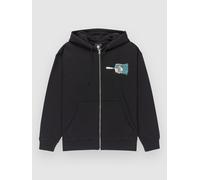 Element Paint Brush Sweat à capuche zippé noir S