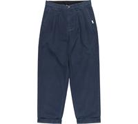 Element - Pantalon chino - Big Pleated Chino Eclipse Navy pour Homme en Coton - Taille 42 Navy 42