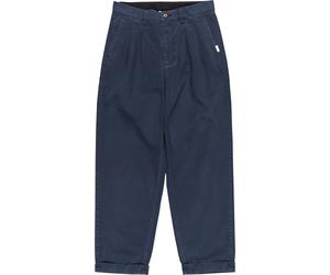 Element - Pantalon chino - Big Pleated Chino Eclipse Navy pour Homme en Coton - Taille 42 Navy 42