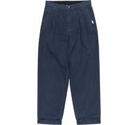 Element - Pantalon chino - Big Pleated Chino Eclipse Navy pour Homme en Coton - Taille 43 Navy 43