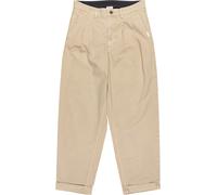 Element - Pantalon chino - Big Pleated Chino Humus pour Homme en Coton - Taille 28 US - Beige Beige 28 US