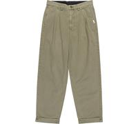 Element - Pantalon chino - Big Pleated Chino Kalamata pour Homme en Coton - Taille 42 - Kaki Kaki 42