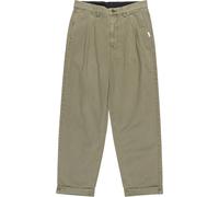 Element - Pantalon chino - Big Pleated Chino Kalamata pour Homme en Coton - Taille 43 - Kaki Kaki 43