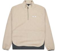 Element - Polaire demi-zippée en sherpa - Shepherd Quarter Zip Fleece Oatmeal Heather pour Homme - Taille L - Beige Beige L