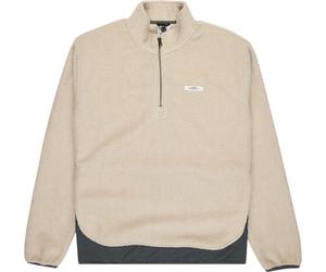 Element - Polaire demi-zippée en sherpa - Shepherd Quarter Zip Fleece Oatmeal Heather pour Homme - Taille L - Beige Beige L