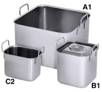 Elément pour bain-marie, récipient, série B, 1,5-5,0 litres au choix, couvercle séparé : 5 l Variante : 5 l