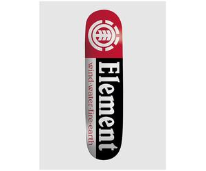 Element Section Black Shape 9 7.75" Planche de skate noir Uni