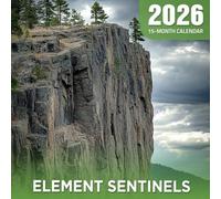 Element Sentinels 2026 Calendar: Mythical guardians themed by earth, fire, water, and air