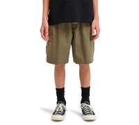 Element - Short cargo en ripstop de coton - Relax Cargo Short Youth Kalamata en Coton - Taille Enfant 16 ans - Vert Vert 16 ans