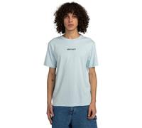 Element Simple Logo - T-Shirt à Manches Courtes - Homme - M - Bleu.
