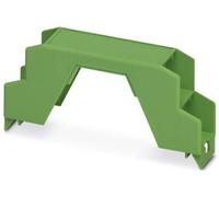 Elément supérieur de boîtier pour rail Phoenix Contact ME 22,5 OT-MSTBO GN 2907169 Polyamide vert 38.5 x 22.5 10 pc(s)