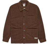 Element - Sur-chemise en sherpa - Shepherd Overshirt Java Heather pour Homme - Taille S - Marron Marron S