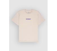 Element Swamps Short Sleeve T-shirt Beige S Homme