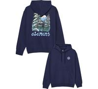 Element - Sweat ample à capuche - Watching Hooded Sweatshirt Eclipse Navy en Coton - Taille M Navy M