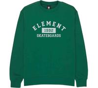 Element - Sweat en matériaux recyclés - Home Team Crew Dark Green pour Homme en Coton - Taille XL - Vert Vert XL