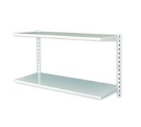 Element System 11356-00000 Simple 2 DIY Système d'étagère idéale pour Bureau/Cellier/Buanderie/Garage Blanc