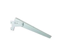 ELEMENT SYSTEM Console inclinable avec équerre à 2 Crochets - Décor : Blanc - Longueur : 400 mm