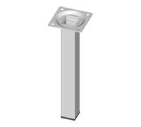 Element System DIY, Pied de meuble sous-plan 11101 25x1,2x200mm, diamètre 25/25 blanc Quantité:4