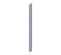 Element System DIY, Rail mural 10002 double rangée, L 1.400 mm blanc Quantité:10