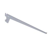 Element System DIY, Support 10105 pour rail mural, P 250mm gris, aluminium blanc Quantité:20