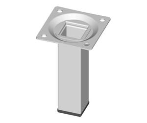 Element System Elément Système pied de meuble blanc 25x25mm H.100mm panneau H.100mm Quantité:4