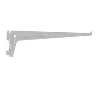 Element System Lot de 2 équerres d'étagère pour crémaillère 1 rangée 3 couleurs 7 dimensions, 18133-00009 Blanc 30 cm