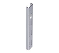 Element System Mur. L.500mm blanc STA perforation double rangée Quantité:2