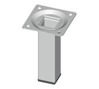 Element System Pied de meuble blanc 25x25mm H.150mm panneau 4 pcs/set Quantité:4