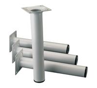 Element System Pied de meuble blanc 30mm H.400mm panneau Quantité:4