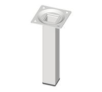 Element System Pied de meuble hauteur 150mm charge admissible par pied 50kg VK tube d'acier 25x25mm blanc - 11101- 00009