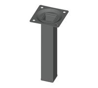 ELEMENT SYSTEM Pied de meuble noir RAL 9005 25 x 25 mm hauteur 150 mm ( 3000271201 )